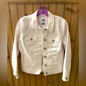 Old Navy White Denim Jacket